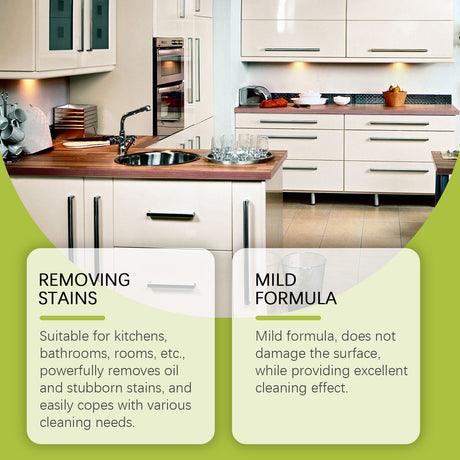 Multi-Purpose Cleaner Household Tile Countertop Stain Cleaner Kitchen Grease Cleaner Spray - V.I.P Digital Presence