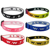 Alphabet Jacquard Printed Wrist Strap Bracelet Strap Unisex WWJD Bracelet Adjustable Bracelet - V.I.P Digital Presence
