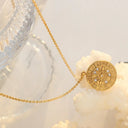 Zircon Titanium Steel Timepiece Shape Necklace - V.I.P Digital Presence