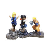Dragon Ball No. 17 and No. 18 figurine severed arm Wufan future warrior Wufan anime figurine