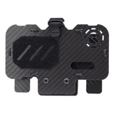 Tactical vest MOLLE system mounted carbon fiber tactical navigation board universal chest folding mobile phone carrier board - V.I.P Digital Presence