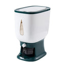 10Kg Rice Dispenser Storage Container Sealed Grain Cereal Dispenser Storage Box with Lid Measuring Cylinder - V.I.P Digital Presence