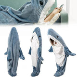 Cartoon Shark Sleeping Bag Pajamas Office Nap Shark Blanket Karakal High Quality Fabric Mermaid Shawl Blanket For Children Adult - V.I.P Digital Presence