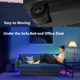 New 8.10 Walking Pad Under Home Desktop Treadmill -2.5HP Walking Treadmill 0.6-4MPH 300LBS Capacity Remote Control Battery - V.I.P Digital Presence