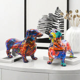 Modern minimalist sausage dog ornaments, creative home wine cabinet decorations, office desktop decorations, handicrafts - V.I.P Digital Presence