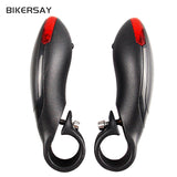 Mountain Bike Steering Handlebar Light LED With Light Auxiliary Handlebar Horn Handle Cover Safety Warning Bicycle Equipment Accessories