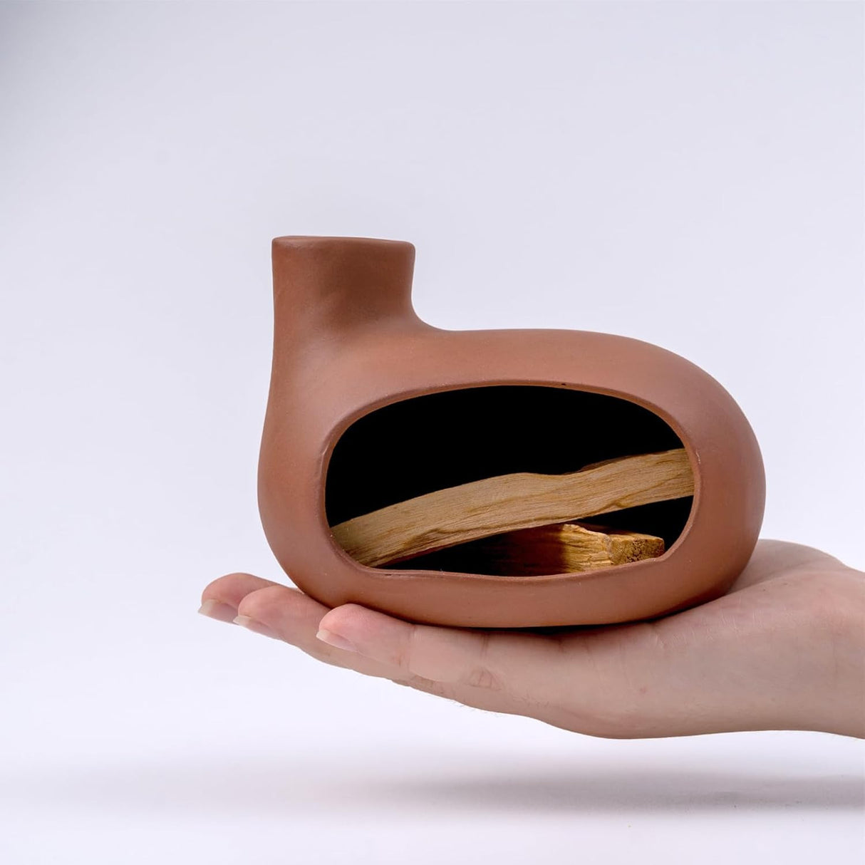 Ceramic Incense Burner with Palo Santo and Sage for Aromatherapy - V.I.P Digital Presence