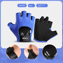 Guantes de yoga fitness con medio dedo, resistentes al desgaste y anti-capullo, con protección contra rozaduras de hierro.