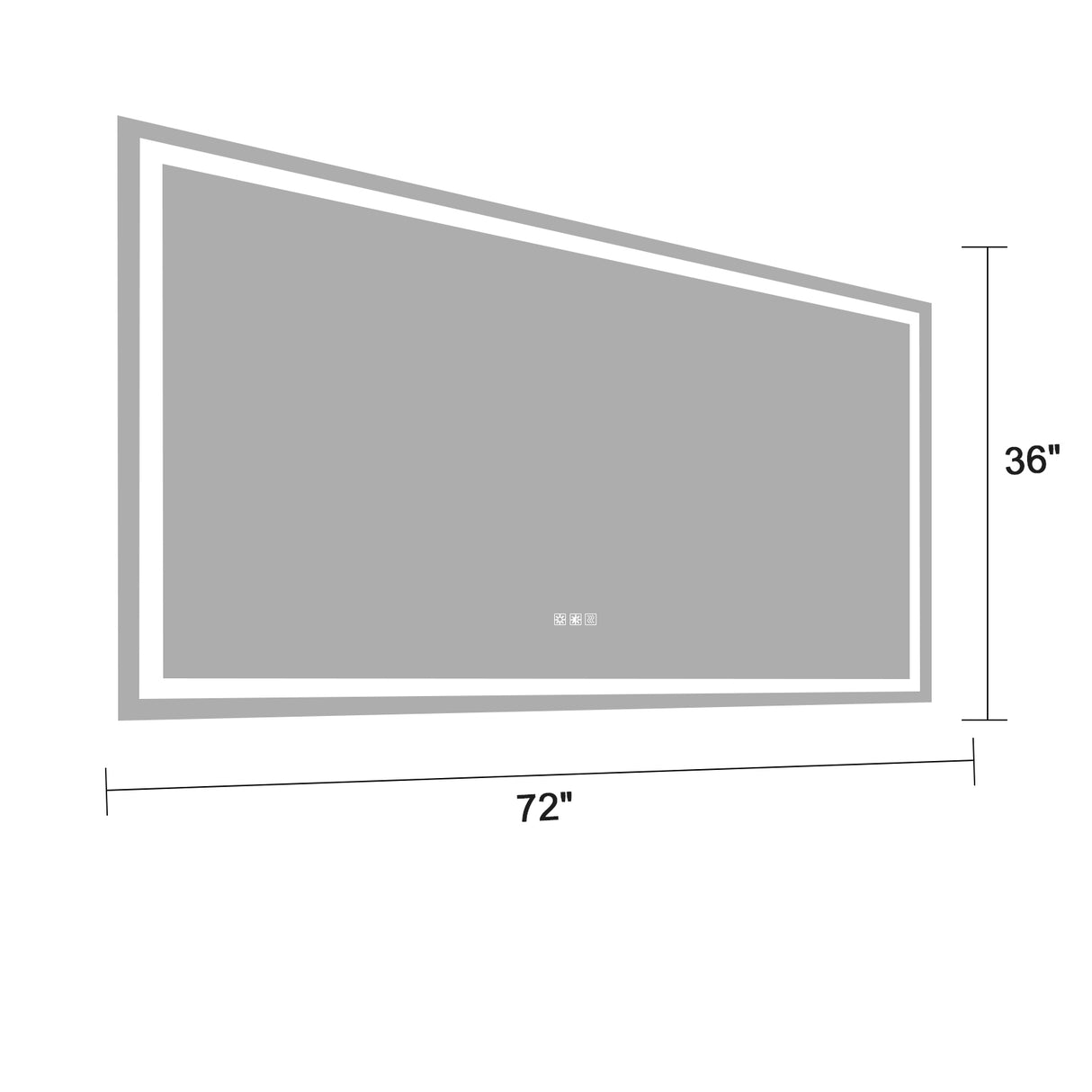 72"×36" LED Mirror Light Bathroom,anti-Fog & Dimming Led Bathroom Vanity Mirror - V.I.P Digital Presence