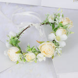 Hawaiian Wreath Wreath Simulation Flower Headwear Forest Fairy Girl Style Scenic Area Photo Headflower - V.I.P Digital Presence