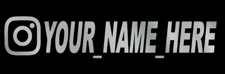 New Car Sticker User Name Custom Personalized Vinyl Decals Motorcycle For Customization Needs Remarks Car Sticker - V.I.P Digital Presence