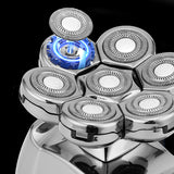 New Wireless Rechargeable Shaver 7 Heads 7D Shaving Haircut Razor Multifunctional - V.I.P Digital Presence
