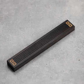 Wooden thread incense box, black sandalwood inlaid with boxwood, sleeping incense burner, incense burner, household indoor agarw - V.I.P Digital Presence