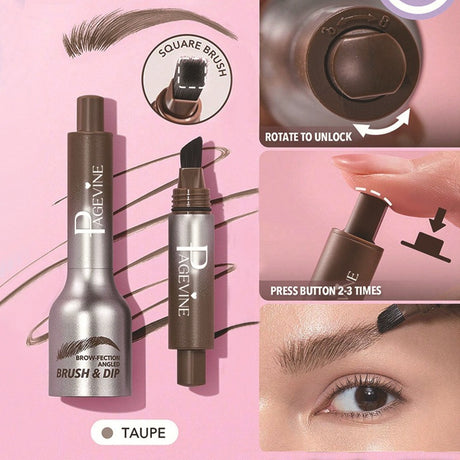 Eyebrow ointment, large brush head, eyebrow hairline, commonly used, non smudging, pressing, wild eyebrow pencil - V.I.P Digital Presence