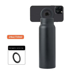Magnetic insulated cup, phone holder, drama chasing, high aesthetic value, 304 stainless steel sports pot - V.I.P Digital Presence