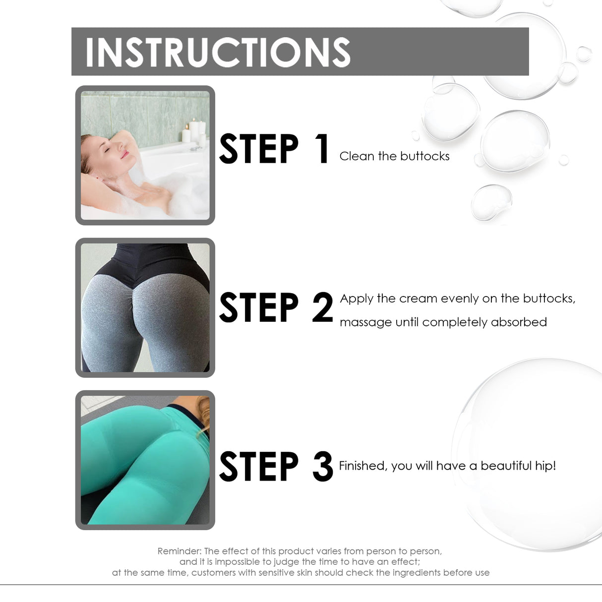 Hip Lift Cream, Firming Moisturizing Massage Slimming Hips Treatment Cream - V.I.P Digital Presence