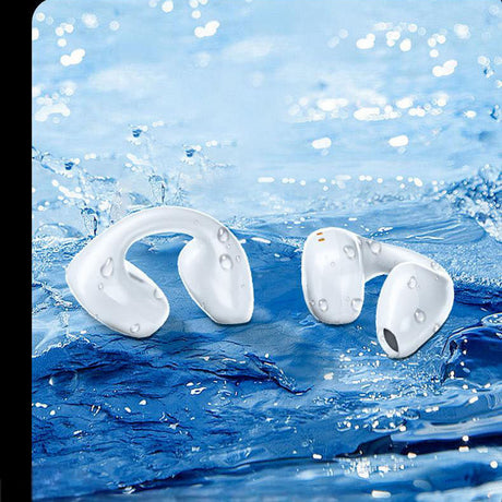 Clip on wireless Bluetooth earphones 5.3 clip on bone conduction sports earphones with ultra long battery life TWS earphones - V.I.P Digital Presence