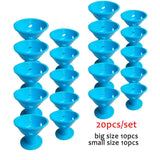10/20pcs/set Magic Hair Care Rollers for Curlers Sleeping No Heat Soft Rubber Silicone Hair Curler Twist Hair Styling DIY Tool - V.I.P Digital Presence