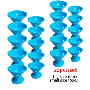 10/20pcs/set Magic Hair Care Rollers for Curlers Sleeping No Heat Soft Rubber Silicone Hair Curler Twist Hair Styling DIY Tool - V.I.P Digital Presence