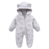 Baby cartoon hooded jumpsuit baby crawling suit - V.I.P Digital Presence