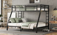 Metal Twin XL over Queen Bunk Bed for Teens and Adults,Space-Saving/Noise Reduced/No Box Spring Needed - V.I.P Digital Presence