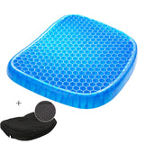 Gel Seat Cushion Double Layer Non-slip Breathable Honeycomb Egg Seat Cushion Ice Pad for Car Office Chair Wheelchair Pain Relief - V.I.P Digital Presence