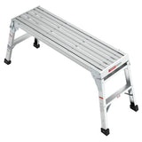 Work Platform Aluminum Portable Bench Folding Ladder ANSI Capacity 225 LBS 40" - V.I.P Digital Presence