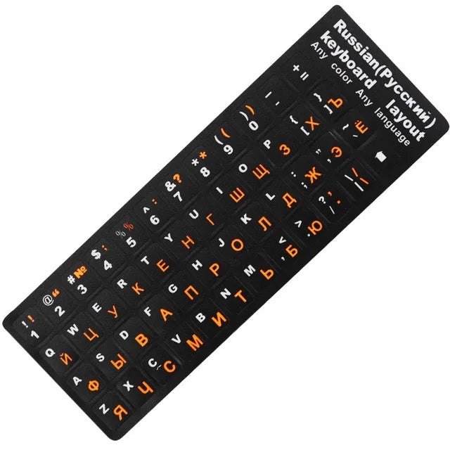 Russian Keyboard Cover Stickers For Mac Book Laptop PC Keyboard Computer Standard Letter Layout Keyboard Covers - V.I.P Digital Presence
