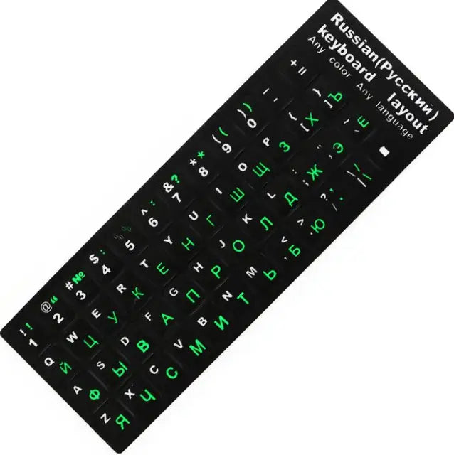 Russian Keyboard Cover Stickers For Mac Book Laptop PC Keyboard Computer Standard Letter Layout Keyboard Covers - V.I.P Digital Presence
