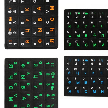 Russian Keyboard Cover Stickers For Mac Book Laptop PC Keyboard Computer Standard Letter Layout Keyboard Covers - V.I.P Digital Presence