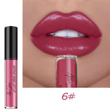 Nude Shiny Liquid Lip Glaze Matte Glitter Shimmer Moisturizing Lip Gloss Long-lasting Lipstick - V.I.P Digital Presence