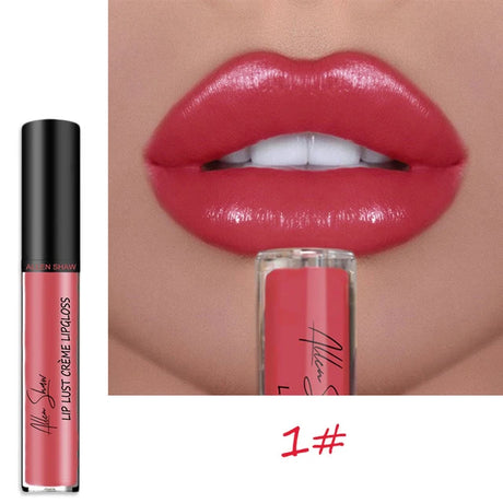 Nude Shiny Liquid Lip Glaze Matte Glitter Shimmer Moisturizing Lip Gloss Long-lasting Lipstick - V.I.P Digital Presence