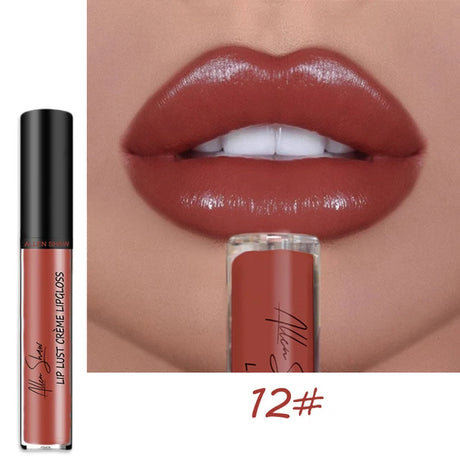 Nude Shiny Liquid Lip Glaze Matte Glitter Shimmer Moisturizing Lip Gloss Long-lasting Lipstick - V.I.P Digital Presence