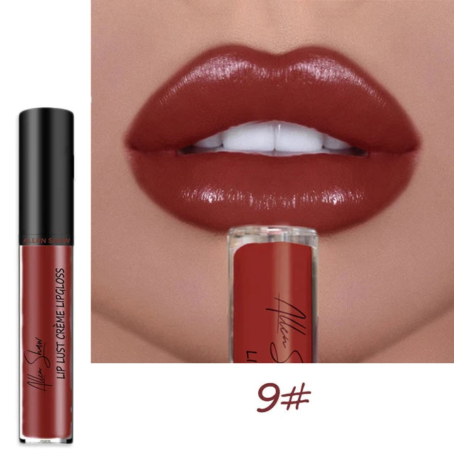 Nude Shiny Liquid Lip Glaze Matte Glitter Shimmer Moisturizing Lip Gloss Long-lasting Lipstick - V.I.P Digital Presence