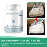 Shoes Stain Removal Yellow Gel, Remove Oxidation To Clean Stains Yellow Edge Wash Free Gel Small White Shoes - V.I.P Digital Presence