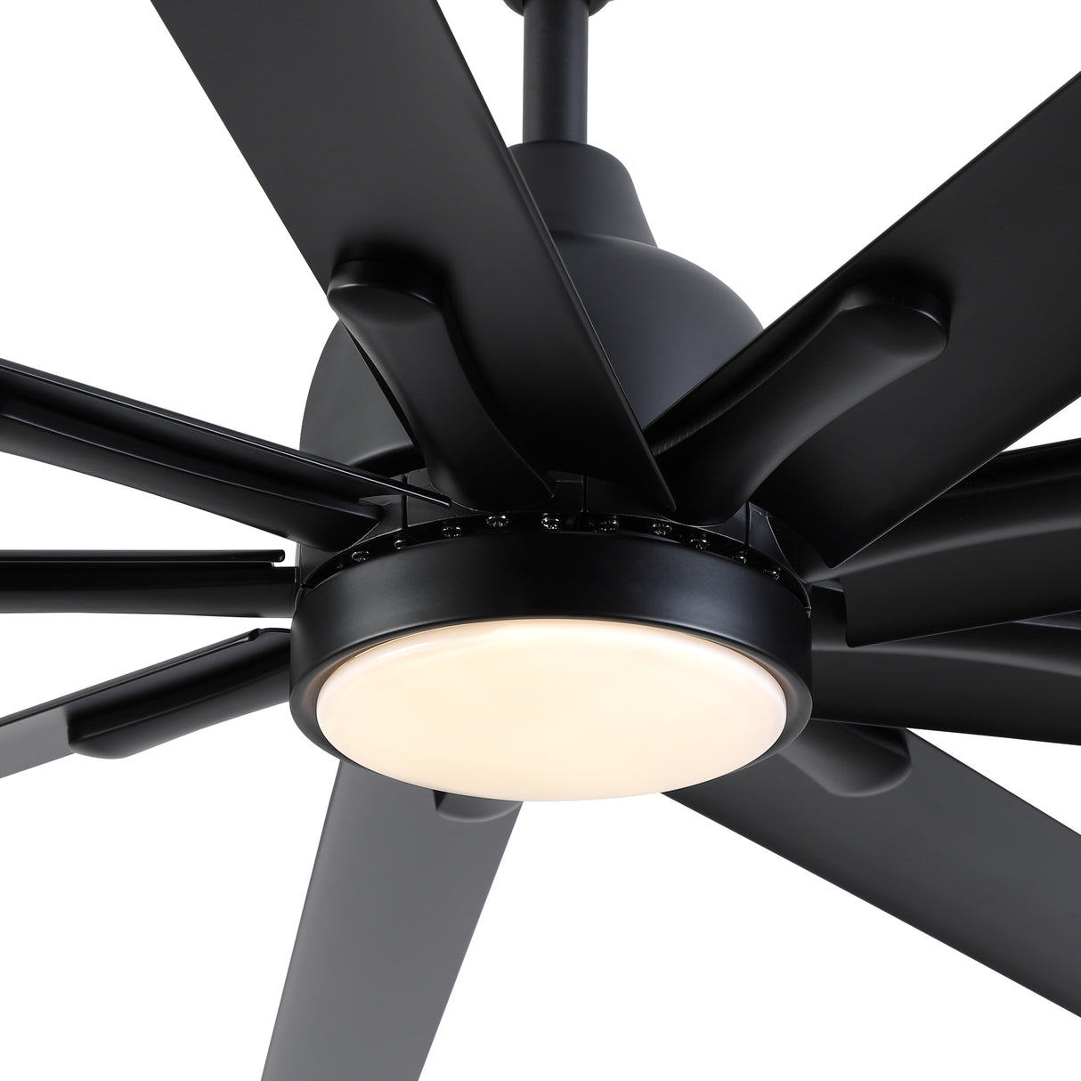 84 In Super Large Black Ceiling Fan with Remote Control - V.I.P Digital Presence