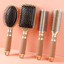 Ribbed Comb Curly Hair Comb Home Massage Comb Smooth Hair Comb Big Bend Comb Modeling Comb Air Cushion Comb - V.I.P Digital Presence