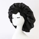 Elastic ribbon bow color Ding round hat solid color night cap wide-brimmed beauty hairdressing head scarf hat - V.I.P Digital Presence