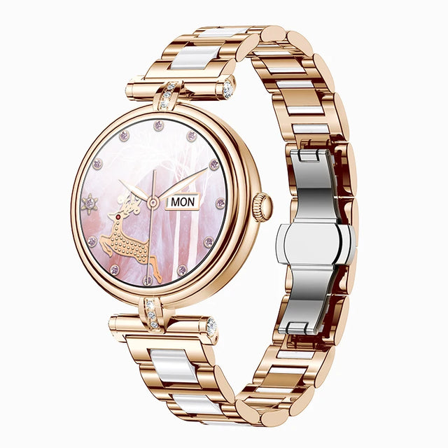 AK62 Smart Watch Women 1.09 Inch HD Screen Custom Watch Face Sports Fitness Tracker Bluetooth Call Lady Smartwatch 2024 - V.I.P Digital Presence