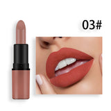Matte Lipstick Bean Paste Plum Color Sexy Red Nude Beige Brown Red Bullet Lipstick - V.I.P Digital Presence