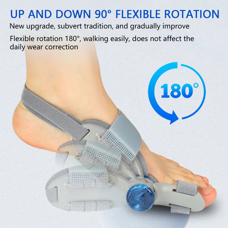 Bunion Corrector Unisex Foot Hallux Valgus Braces Rotatable Toe Separator Straightener Adjustable Pedicure Finger Toe Corrector - V.I.P Digital Presence