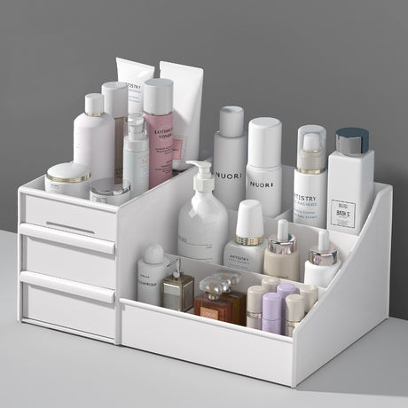 Drawer style cosmetic storage box jewelry sorting skincare tabletop dressing table - V.I.P Digital Presence