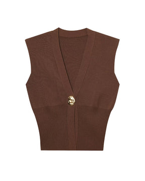 Elegant Casual Commuting Vest V-neck Tank Top for Women withDesign Sense - V.I.P Digital Presence