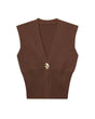 Elegant Casual Commuting Vest V-neck Tank Top for Women withDesign Sense - V.I.P Digital Presence