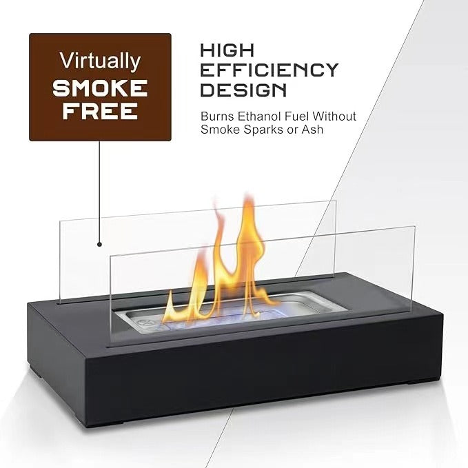 Desktop alcohol fireplace indoor metal fireplace rectangular portable real fire fireplace outdoor fireplace - V.I.P Digital Presence