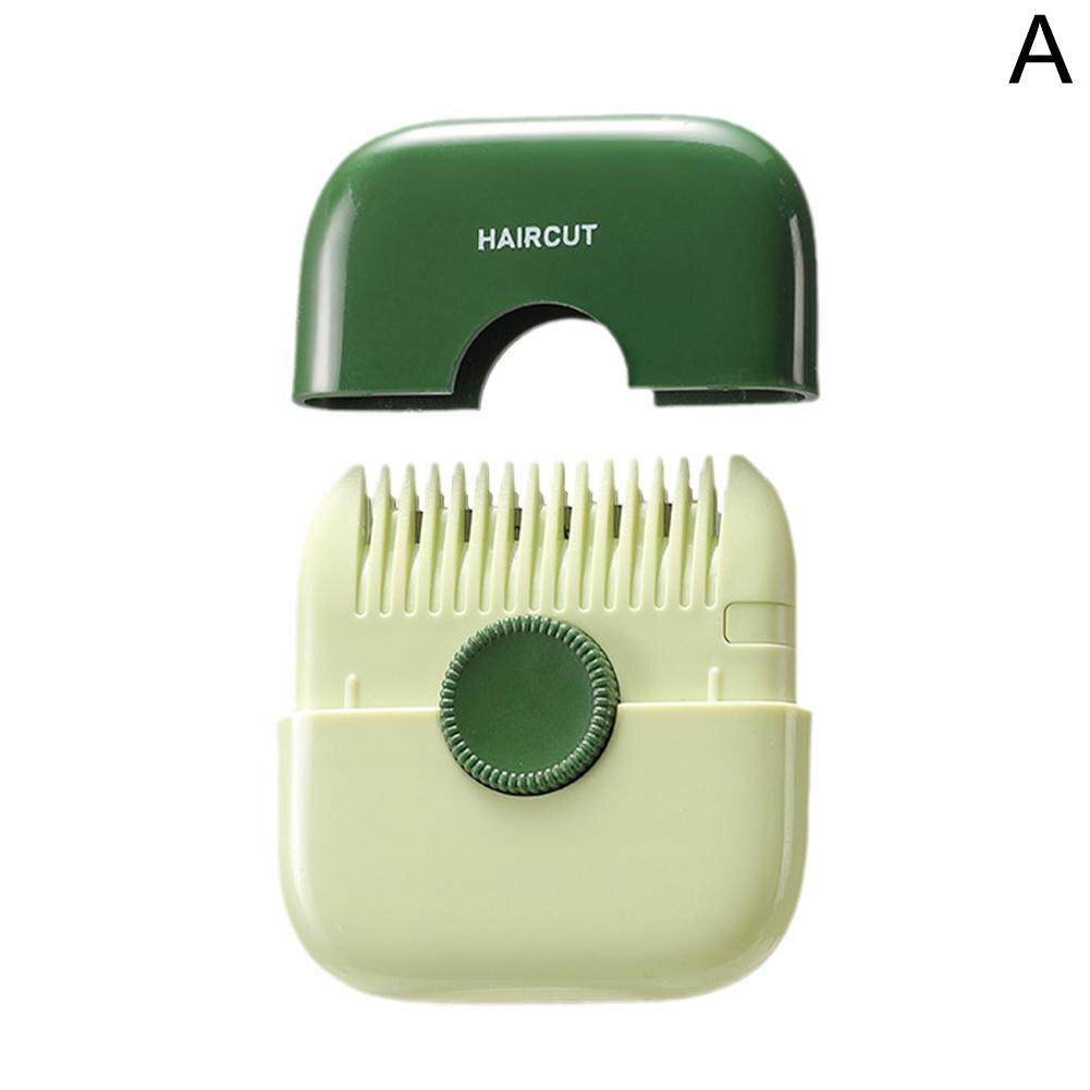 2 In 1 Hair Trimmer Bangs Trimmer  Mini Manual Hair Trimmer Comb Hair Razor Comb Cutter Portable Hair Cutting Comb Haircut Tool - V.I.P Digital Presence