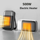500W Electric Fan Heater Space Heater PTC Fast Heating 110V/220V Office Desktop Portable Electric Heater Radiator Air Heaters - V.I.P Digital Presence