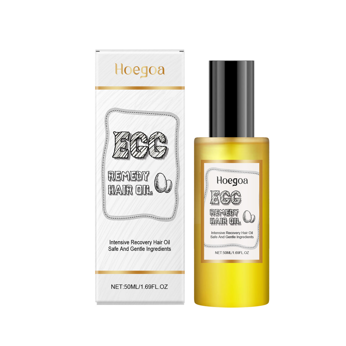 Egg Hair Care Essential Oil Nourishes And Improves Dry Hair, Smoothing Hair And Hydrating Hair Care Essential Oil - V.I.P Digital Presence