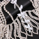 Fashionable Leaf Water Diamond Tassel Headwear, Personalized and Versatile Water Diamond Hair Chain, Women's Headdress - V.I.P Digital Presence