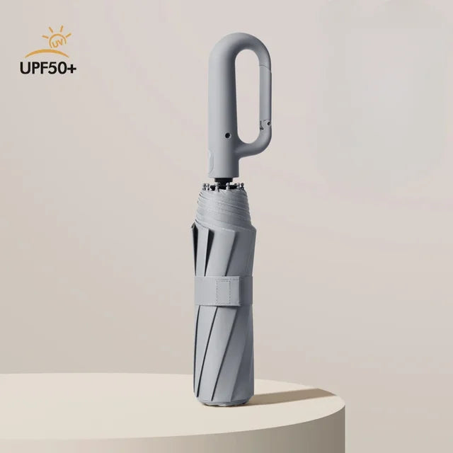Men's and Women's Sunshade Umbrella Automatic Ring Umbrella Rain and Sun Protection UV Folding - V.I.P Digital Presence